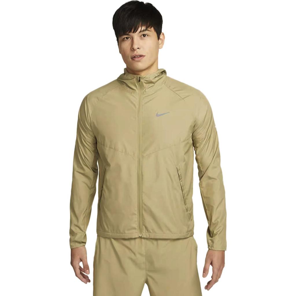 Nike MILER Jackets Men's Khaki Hooded Moderate Other DD4747-276