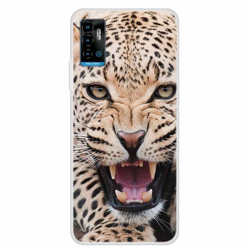 For ZTE Blade A71 Case Animals Bumper Silicone TPU Soft Cover Phone Case For ZTE Blade A71 A7030 Shockproof Cartoon Coque Funda