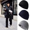 Hat Couple Autumn and Winter Thin Hat Knitted Hat Men's and Women's Thermal Pullover Hat Women's Cold Hat Melon Rind Landlord Hat