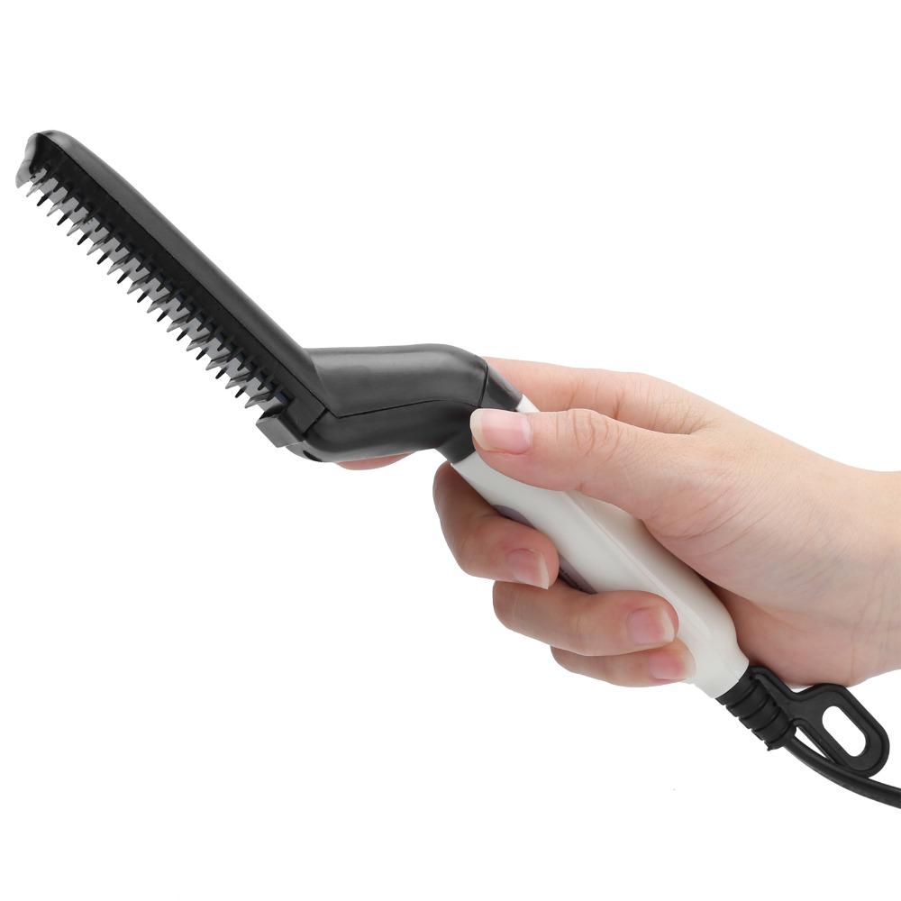 Fast Heating Hair Styling Comb Brush Multi-Functional Beard Comb Electric Hair Comb Brush  For Men