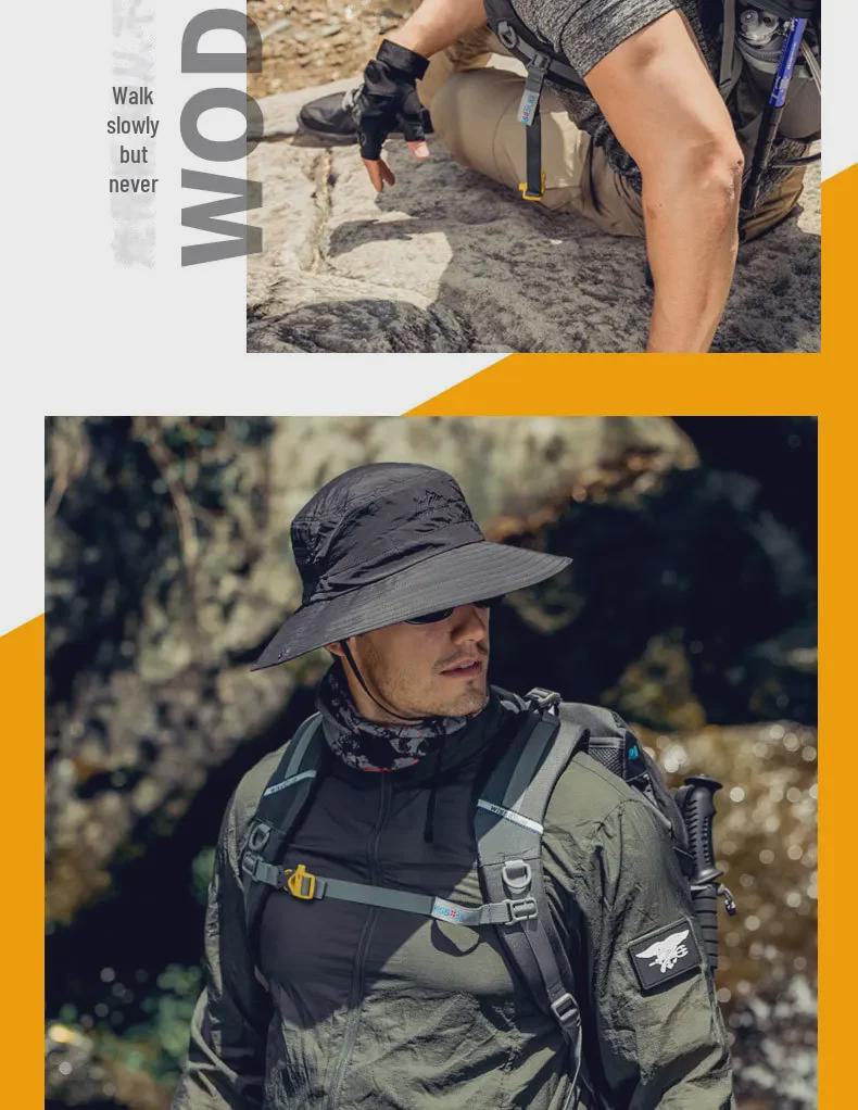 Мужская дышащая шапка с защитой от ультрафиолета для рыбалки и походов