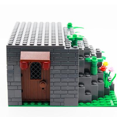 Креативный городской дом Хижина в лесу Архитектура Коттедж Хижина Модульный дом Деревенские блоки Кирпичи Строительные наборы Развивающие игрушки