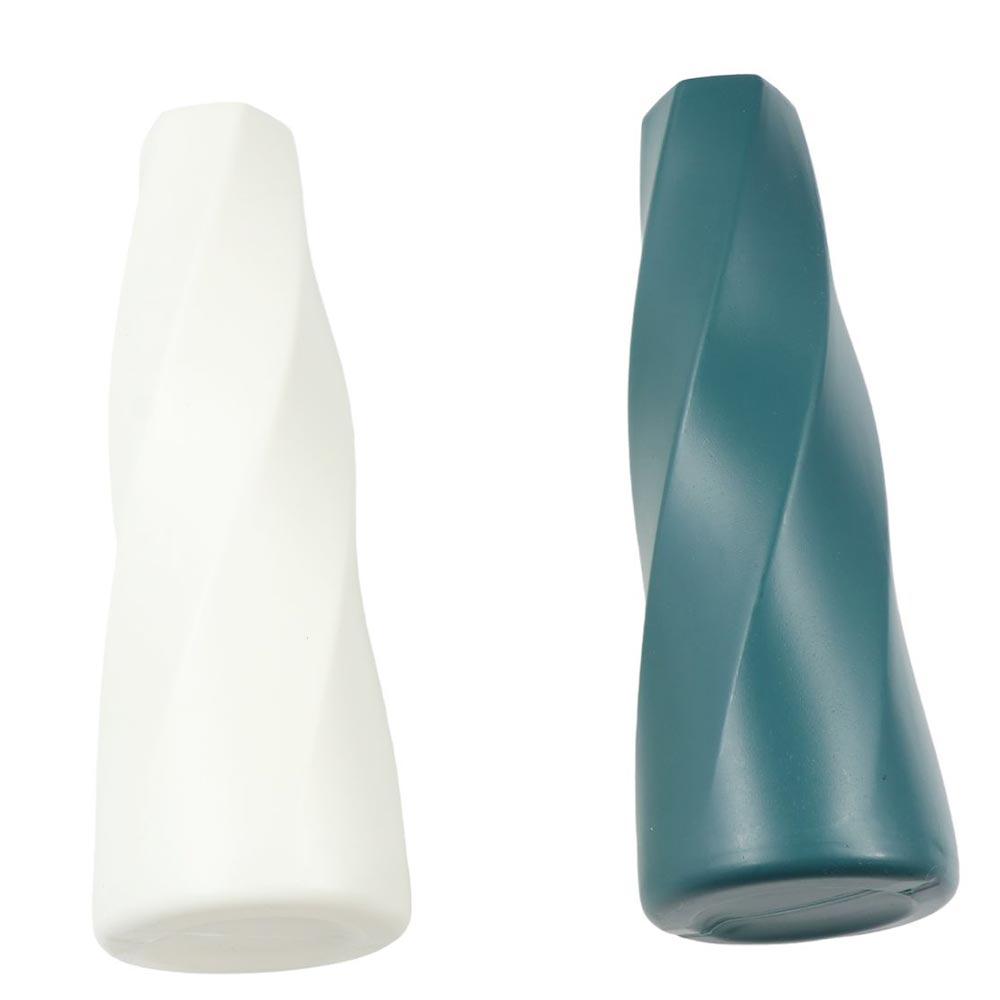Modern Plastic Flower Vase Anti-fall Vase Container Pot Nordic Desktop Vase Ornaments Office