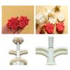 Traditional Pastry Mold Mooncake Molds Plastic Dessert Moulds Spring Festival Character Mold Suitable for Festive Treats