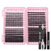 Diy Single Cluster Of Hair 640 Clusters Large Capacity Family Photo Eyelashes Book Single Cluster Mixed False Eyelashes