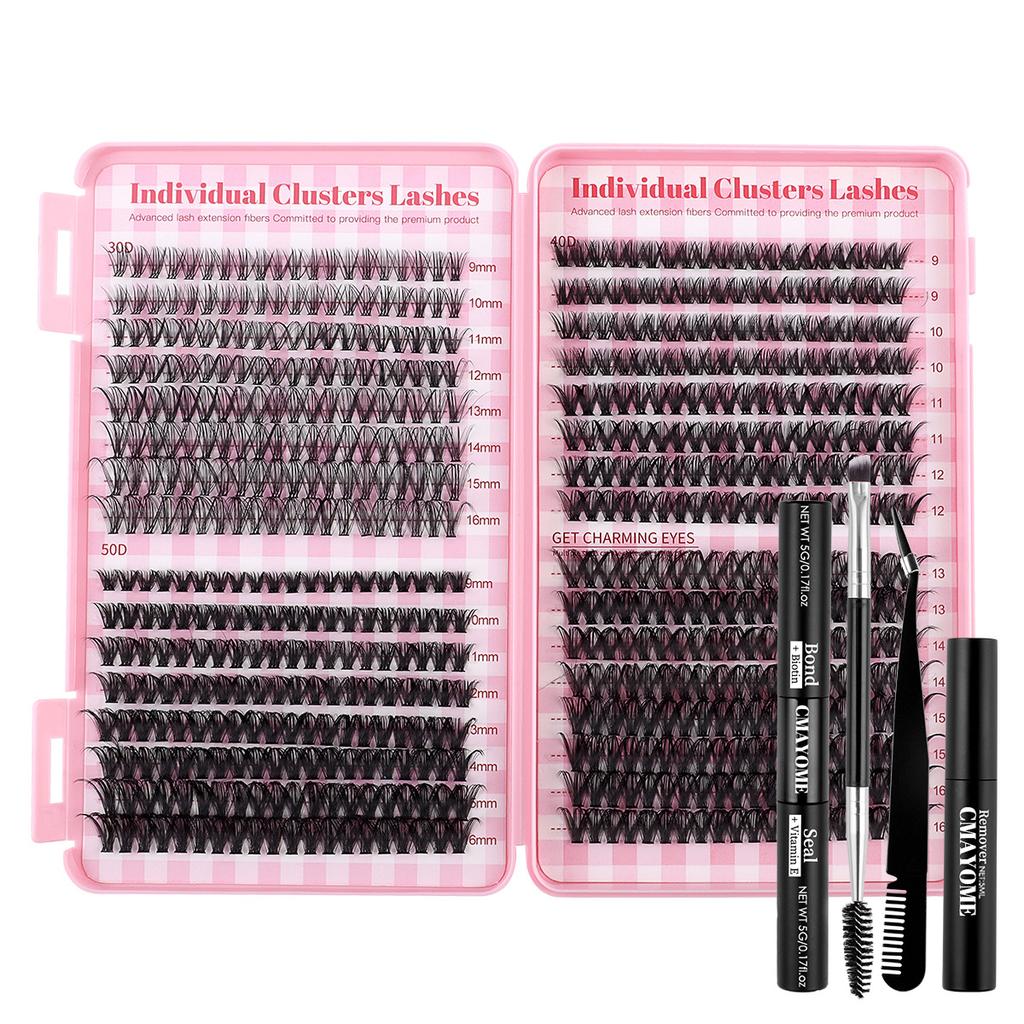Diy Single Cluster Of Hair 640 Clusters Large Capacity Family Photo Eyelashes Book Single Cluster Mixed False Eyelashes