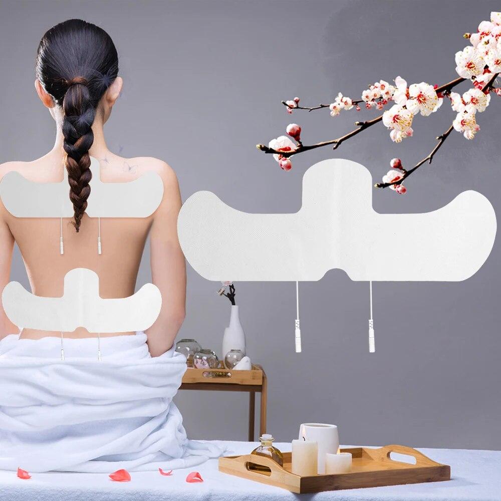 1Pcs EMS Electrode Pads 2 Mm Plug 34x13cm for Shoulder Acupuncture Muscle Stimulator Massager TENS Physiotherapy Pad Health Care