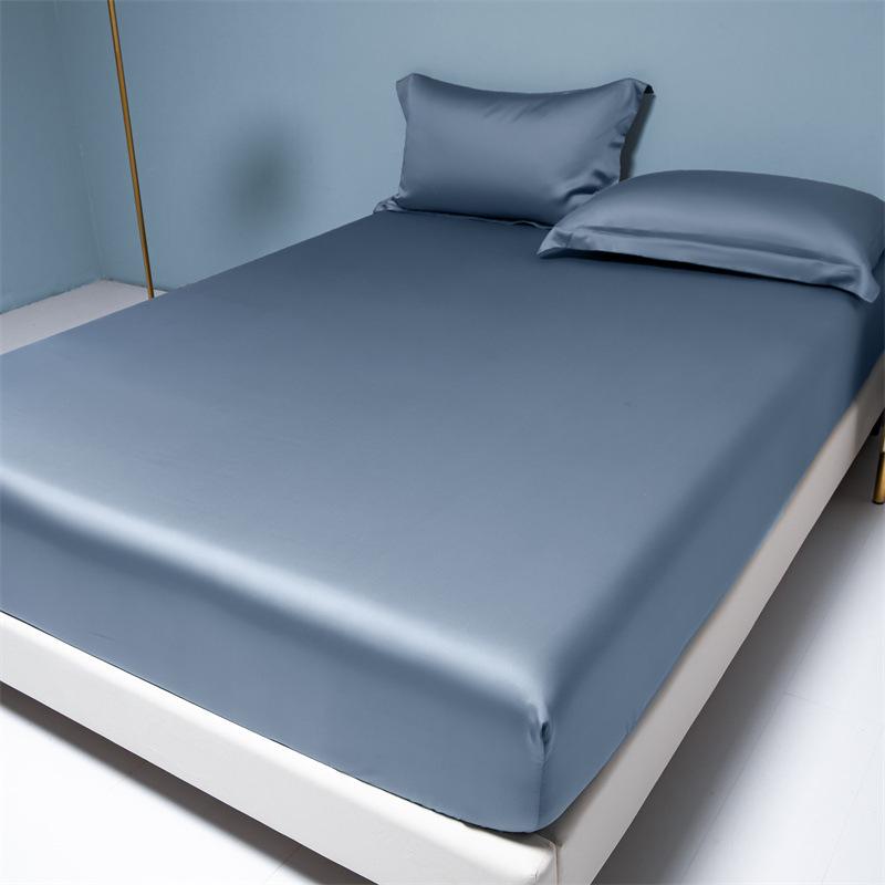 Простыня на резинке Tencel Four Seasons: Дышащий, Охлаждающий Наматрасник Телесного Цвета для Односпальных/Двуспальных Кроватей.