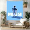 Messi Handwoven Tapestry Handmade Look Made for Bedroom Dorm Wall Studio Wall Multipurpose Boho Decor Perfect Gift for Dorm Roommate