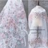 Детская 3D-ткань из органзы с вышивкой цветов в наличии
