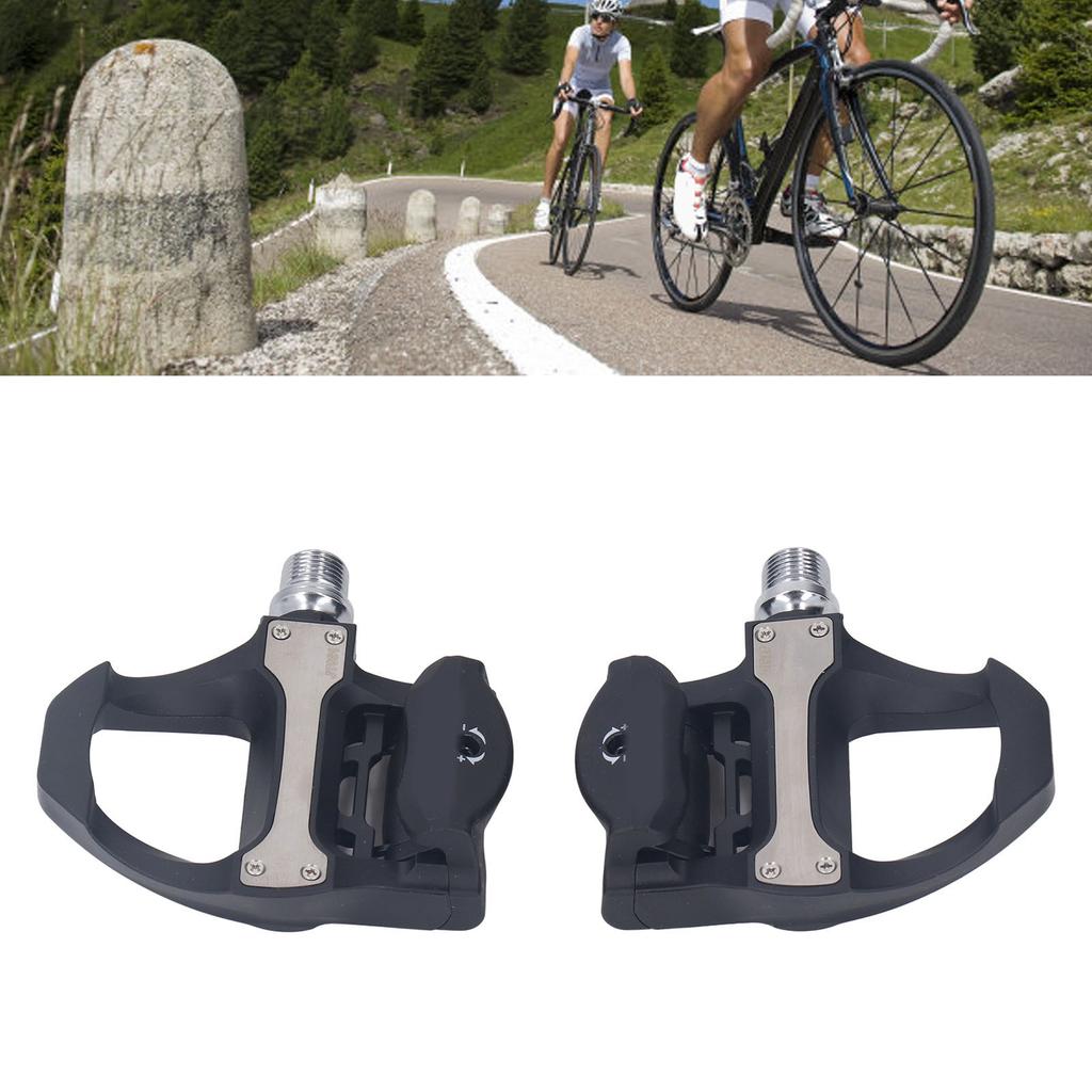 Locking Pedals Aerodynamic Cycling Bearing Cleats Self Locking Pedal with Cleats Set for Shi