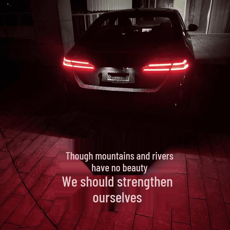 BMW License Plate Projection Lights: Compatible with 1, 3, 4, 5 Series, X1, iX3, X5, M3, M4 - Welcome Atmosphere Upgrade.