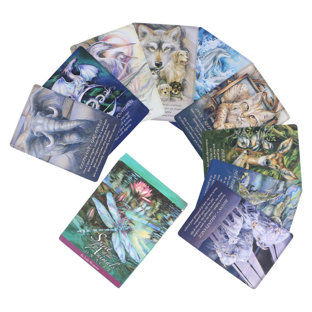 Spirits of The Animals Oracle Cards English Divination Fate Fortunetelling Tarot Card Decks