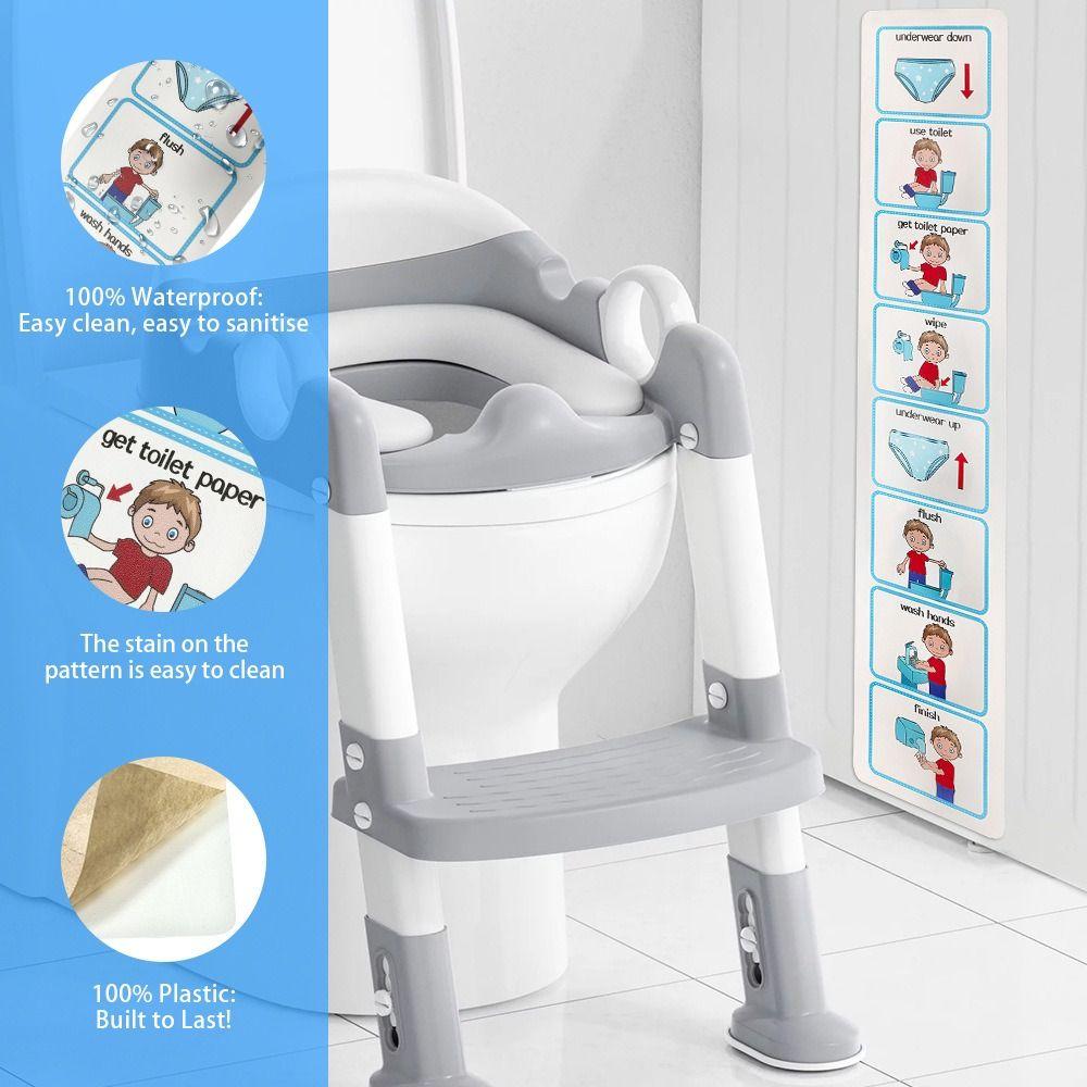 Toddler Training Kids Toilet Planner Life Skills Toilet Learning Aid Potty Training