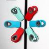 5Pcs Sealing Clip Non-slip Moisture-proof Good Seal Plastic Fridge Magnet Design Snack Bag Clamp Clothes Peg Home Decor