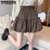 Женская пышная юбка-тортик, черная сексуальная милая юбка трапециевидной формы, эластичная мини-юбка с высокой талией, простая повседневная летняя летняя юбка в консервативном стиле