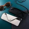 Eyewear Protective Case Sunglasses Storage Bag PU Leather Glasses Case Hanging Eyeglasses Holder