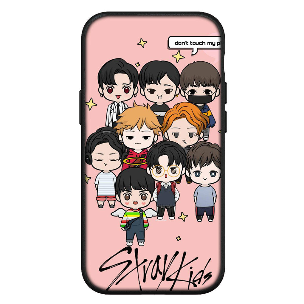 Чехол для iPhone 15 14 Xiaomi Redmi Note 13 12 11 Pro Max X 8 7 9 XR Samsung Galaxy S24 S23 A05 OPPO A15 Huawei SKZ Stray Kpop Kids Hot Phone Case