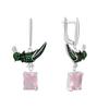 Silver Earrings with Cubic Zirkonia (2130055)