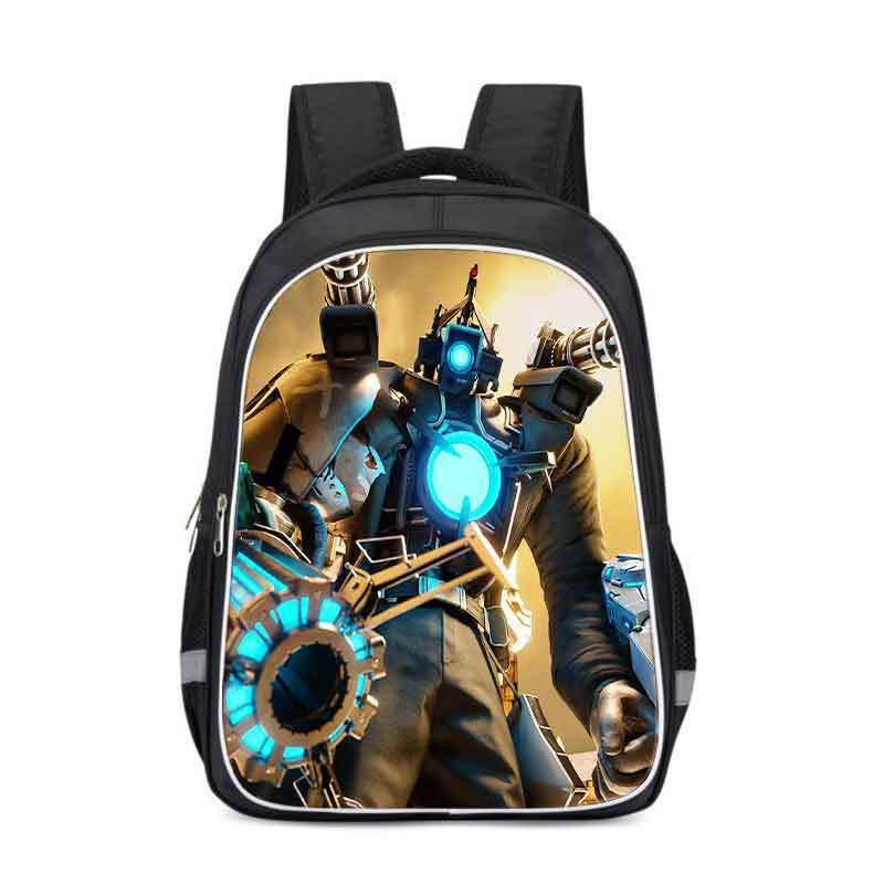 Kids School Backpack Boys Girls - Lightweight Ergonomic Design With Reflective Safety Stripes Oxford Fabric Cartoon Print