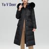 Yalu ES Women's Winter Fox Fur Down Jacket YYXFF9252
