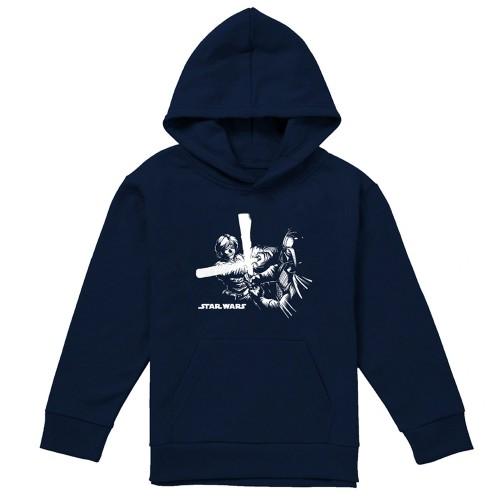Star Wars Childrens/Kids Lightsaber Fight Manga Hoodie