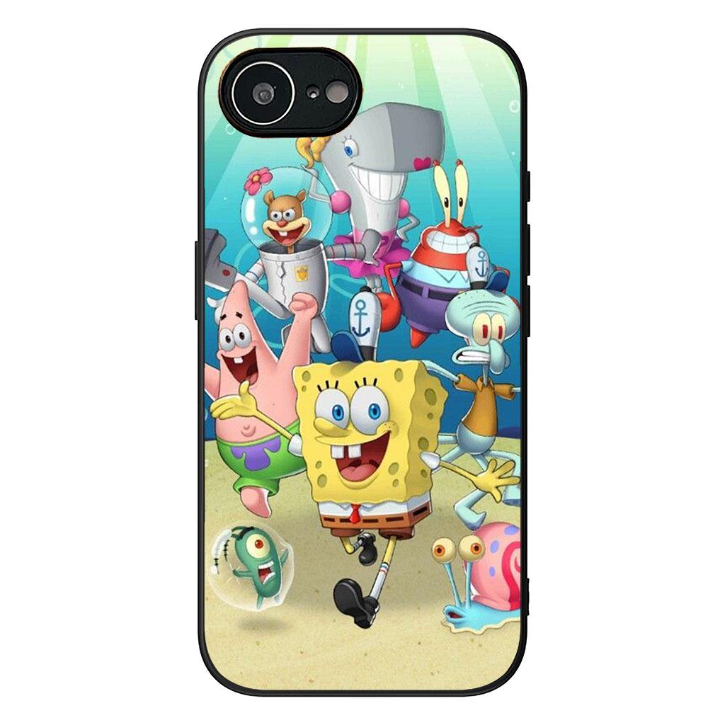 S-SpongeBobs S-SquarePants Case for Motorola Moto G54 G05 G24 G45 G55 G75 G85 G15 G57 G86 Power Edge 50 30 Ultra Fusion neo Pro