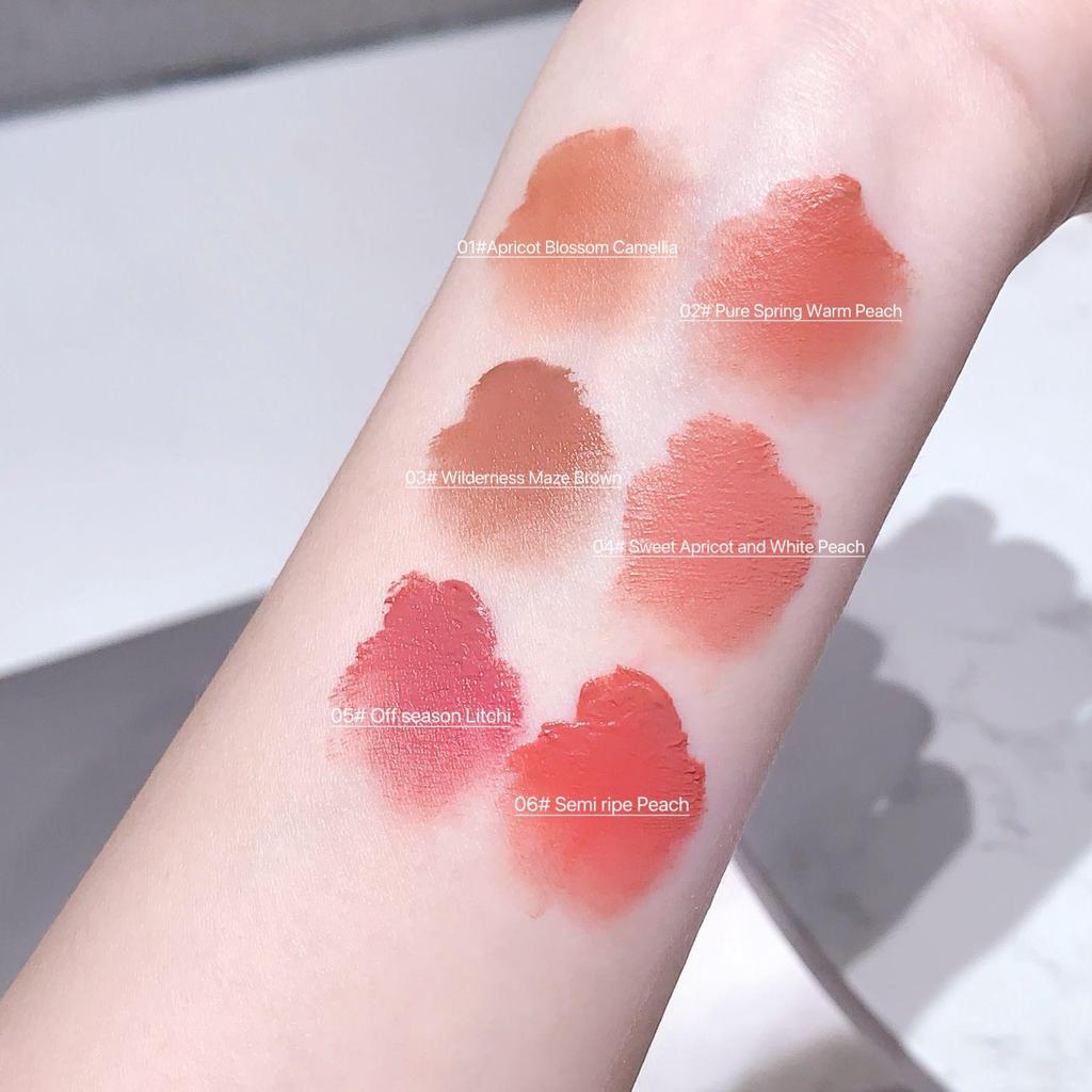 SHAQINUO Глина для губ Cloudy Lip Clay Colours Matte Lip Mud & Design Cosmetics Lip Mud для ежедневного нанесения макияжа