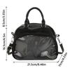 ПУ Японский стиль Большая вместимость Прозрачная Ита-сумка ПУ Повседневные кожаные сумки Квадратная JK сумка Креативный подарок