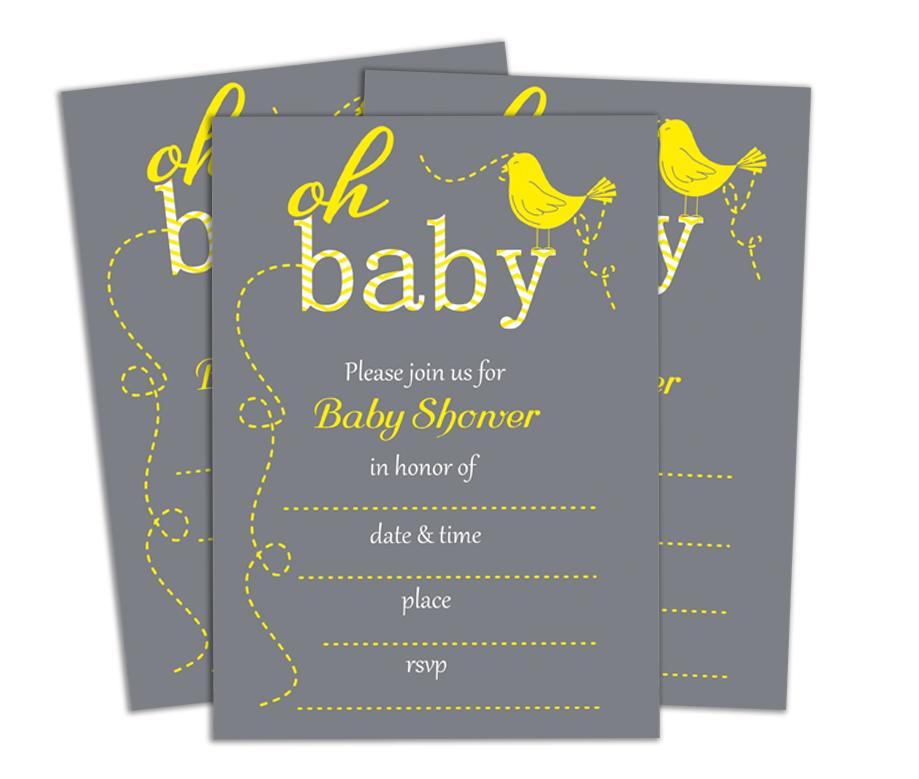 Пригласительные открытки на вечеринку в честь рождения ребенка Darling Souvenir Baby Shower, 28 шт., заполните или напишите пустые приглашения, распечатанные на принтере, принадлежности для вечеринок