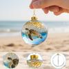 Playful Animal Acrylic Christmas Ball Decoration, Animal Wonder Series Decoration, Life Christmas Decorative Ball Winter Holiday (Sea Turtle)