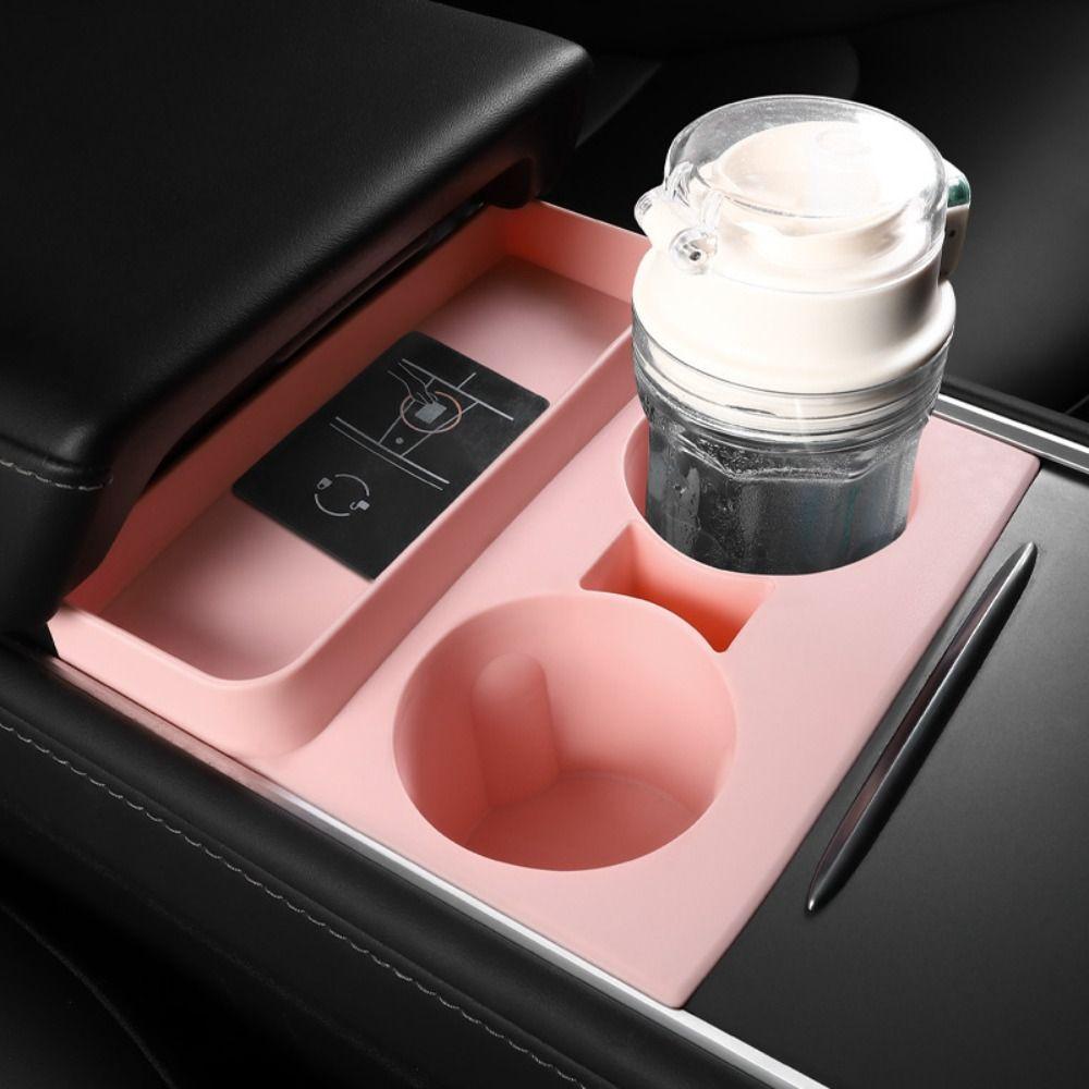 Anti-slip Car Center Console Cup Holder Anti-rollover Interior Storage Compartment Long Journey