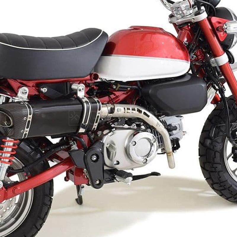 For Honda Monkey 2019 2020 2021 2022 Monkey 125 Escape Motorcycle Exhaust Muffler Header Link Pipe 51mm Slip-on