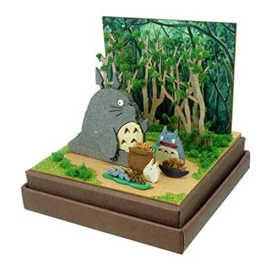 Sankei Studio Ghibli мини Мой сосед Тоторо Праздник Бумажная модель Тоторо MP07-100