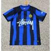 Stussy Signature Soccer Jersey Retro Brazil Argentina Portugal Football Training Shirt Men Women Short Sleeve