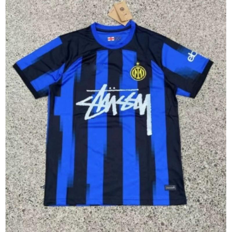 Stussy Signature Soccer Jersey Retro Brazil Argentina Portugal Football Training Shirt Men Women Short Sleeve