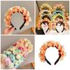 Цветочные повязки на голову, большие венки, короны для свадебных вечеринок, цветочные гирлянды, венки для волос, цветочные повязки на голову