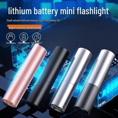 Многофункциональный мини-светодиодный фонарик с USB-зарядкой - Портативный, Водонепроницаемый, Высокоинтенсивный
