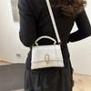 Niche Handheld Small Square Bag Fashionable Casual Women's Bag Summer New Crossbody Bag Trendy and Beautiful Shoulder Bag