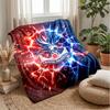 Crystal Palace Football Print Flannel Blanket, Soft Warm Lightweight Throw Blanket for Sofa Bed Camping