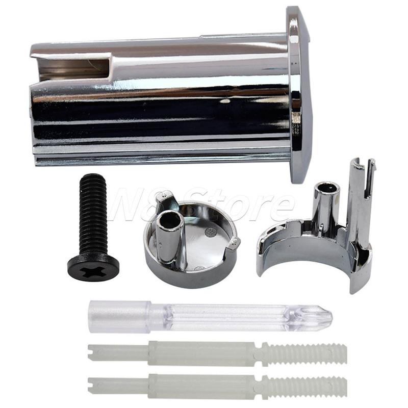 For Roca D2D Dual Flush Push Button & Threaded Push Rods Long Body AH0001700R Chrome 822044001