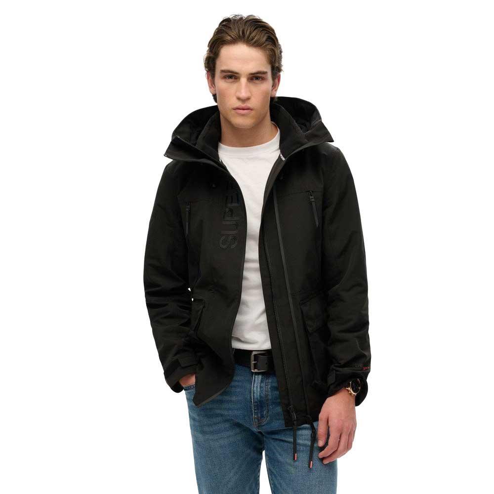 Superdry Ultimate Emb Windbreaker windproof breathable black