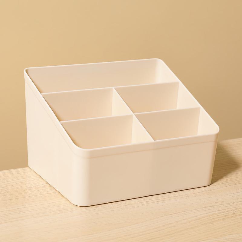 Модный настольный ящик для хранения вещей: 4-я сетка для косметики для общежития и 5-я сетка для разных предметов.