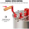 Stainless Steel Honey Extractor Handle Replacement Parts Drive Gear Handle Equipment Easy Installation Beekeeping Tool