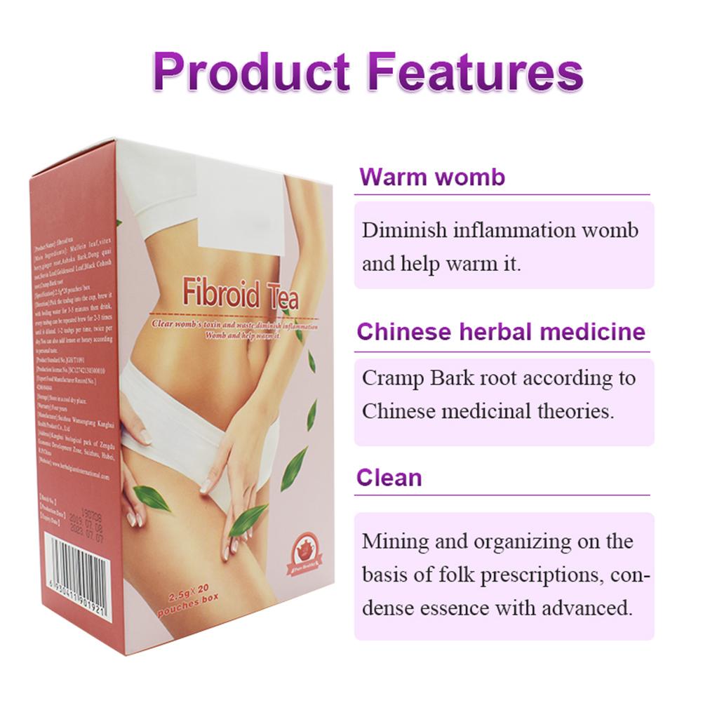20PacksBox Теплый чай для матки Чай для детоксикации матки Фибромиома для женщин
