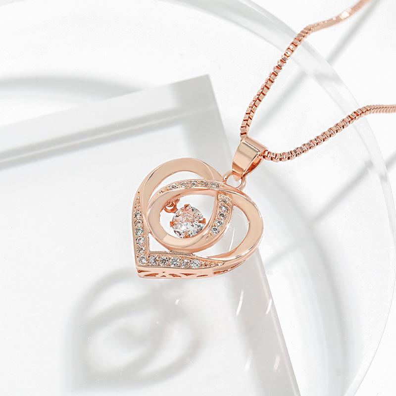 Ожерелье «Вечно бьющееся сердце»: Сердце Океана: Минималистский подарок девушке: 520 Умное ожерелье Love в форме сердца