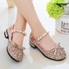 Childrens Shoes Pearl Rhinestones Shining Spring Kids Princess Shoes Baby Girls Shoes for Party and Wedding Shoes Size