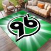 Hannover 96 Football Print Rug, Washable Floor Carpet, For Entryway Dorm Laundry Room Office Study, Home Decor Birthday Christmas Gift