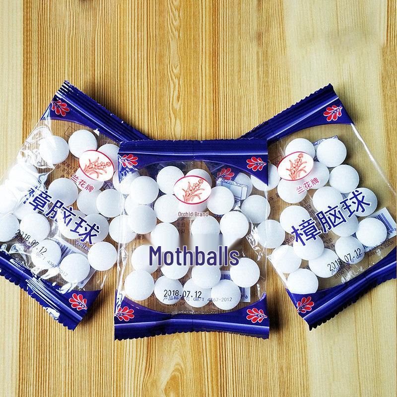 Камфорные шарики: Шкафной репеллент от плесени и насекомых, дезодорирующий, от моли и тараканов