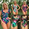 2025 Женский европейский и американский рубчатый купальник бикини - Однотонный, Сексуальный летний купальник
